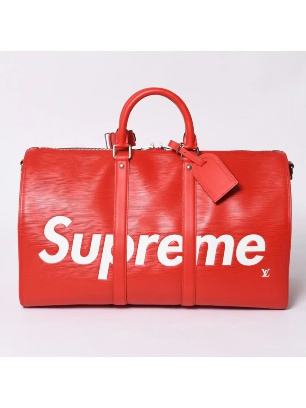 Louis Vuitton Supreme Keepall Bandouliere 45 Boston Bag Epi